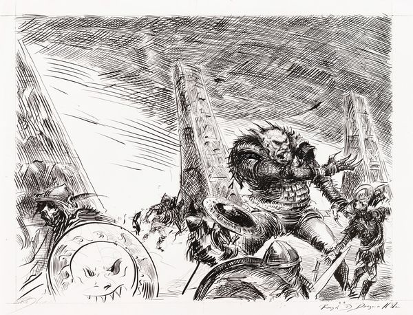 Ian Miller : The Dragon in the Stone  - Asta The Art of Movie Posters - Associazione Nazionale - Case d'Asta italiane