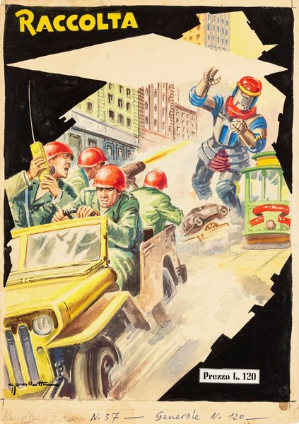 Gino Pallotti : L'attacco dei robot  - Asta The Art of Movie Posters - Associazione Nazionale - Case d'Asta italiane