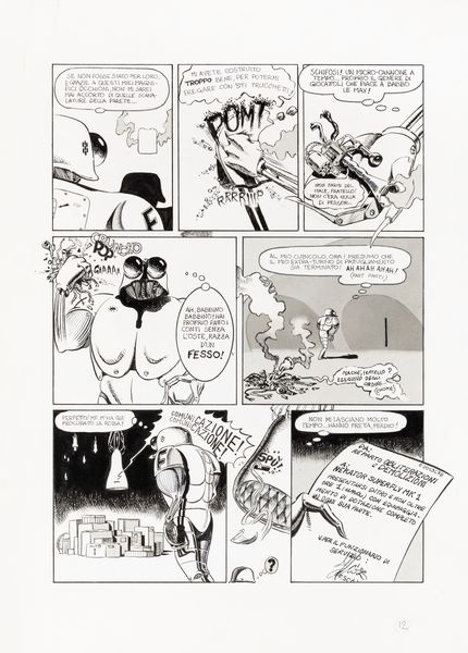 Filippo Scozzari : Vecchia gloria  - Asta The Art of Movie Posters - Associazione Nazionale - Case d'Asta italiane