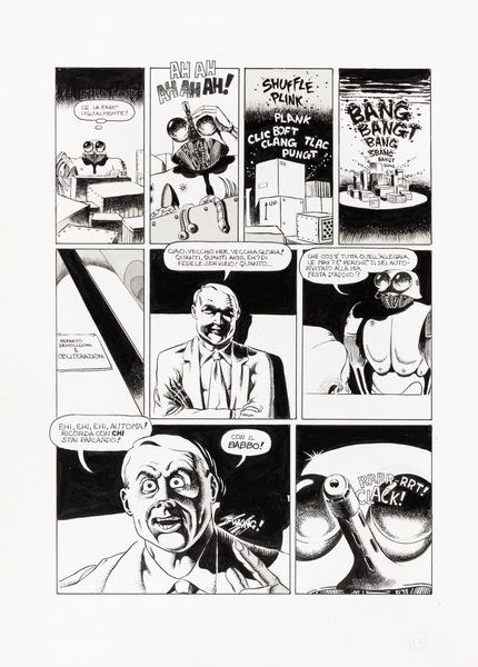 Filippo Scozzari : Vecchia gloria  - Asta The Art of Movie Posters - Associazione Nazionale - Case d'Asta italiane