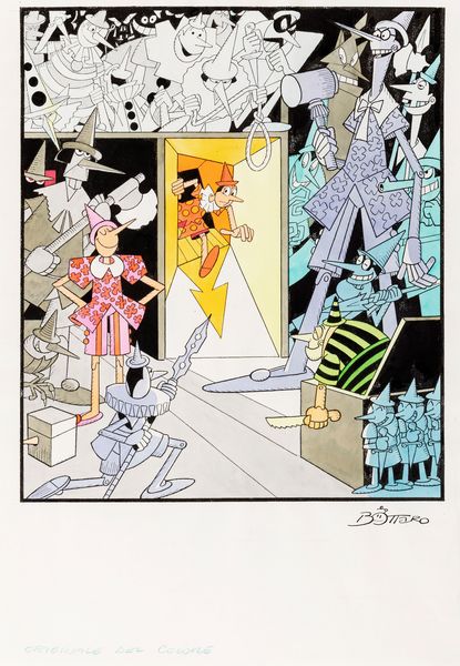 Luciano Bottaro : Le molte anime di Pinocchio  - Asta The Art of Movie Posters - Associazione Nazionale - Case d'Asta italiane