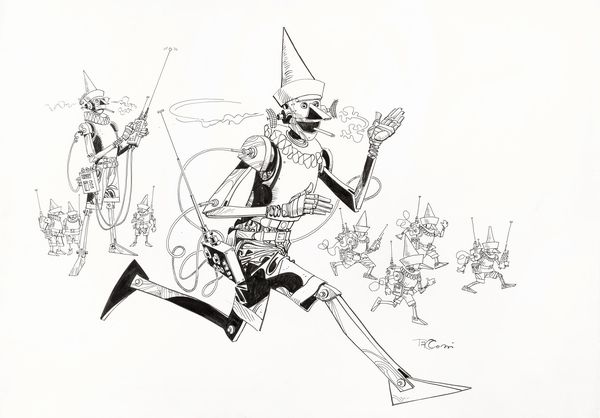 Ferdinando Tacconi : Pinocchio meccanico  - Asta The Art of Movie Posters - Associazione Nazionale - Case d'Asta italiane