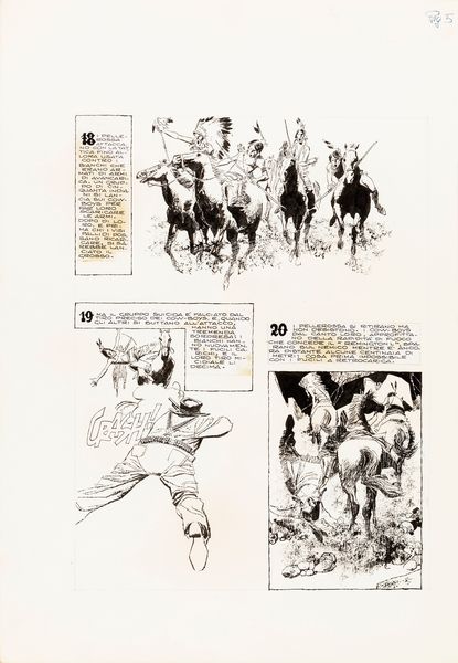 Dino Battaglia : L�impresa di Nelson Story  - Asta The Art of Movie Posters - Associazione Nazionale - Case d'Asta italiane