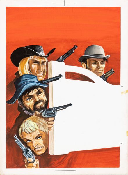 Luigi Corteggi : El Gringo - Il grande colpo del Camaleonte  - Asta The Art of Movie Posters - Associazione Nazionale - Case d'Asta italiane
