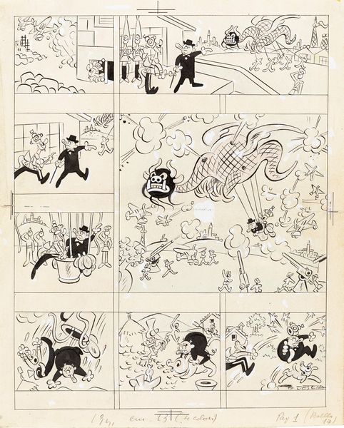 Enrico De Seta : Re Giorgetto e Ciurcillone  - Asta The Art of Movie Posters - Associazione Nazionale - Case d'Asta italiane