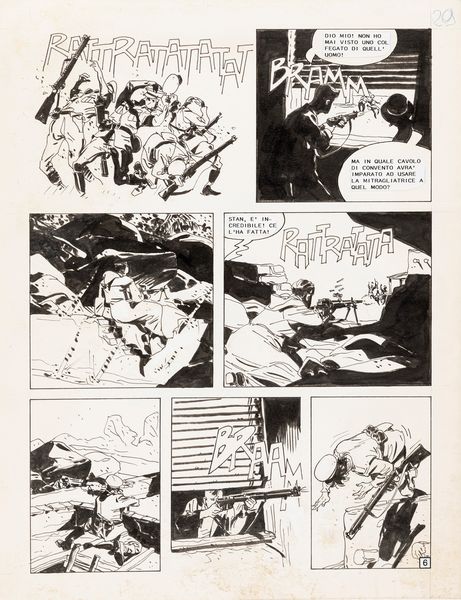 Salvatore Deidda : Stan Morgan - Il generale Mapuera  - Asta The Art of Movie Posters - Associazione Nazionale - Case d'Asta italiane