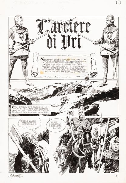 Alarico Gattia : L'arciere di Uri  - Asta The Art of Movie Posters - Associazione Nazionale - Case d'Asta italiane