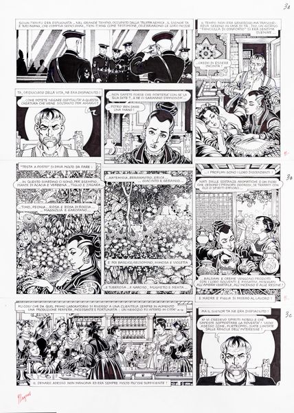 Magnus (Roberto Raviola) : Le femmine incantate - I fiori operosi  - Asta The Art of Movie Posters - Associazione Nazionale - Case d'Asta italiane