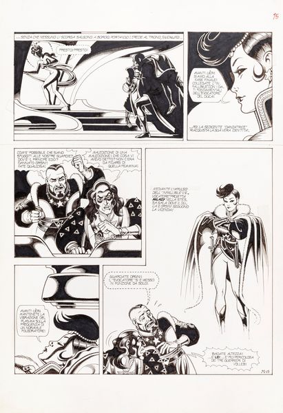 Magnus (Roberto Raviola) : Milady nel 3000  - Asta The Art of Movie Posters - Associazione Nazionale - Case d'Asta italiane