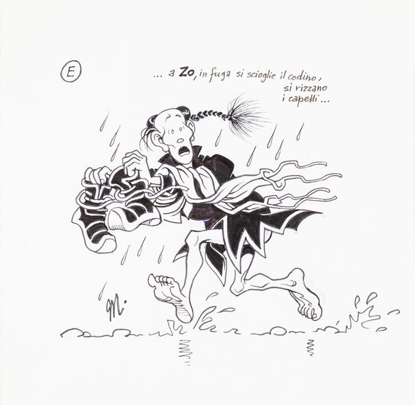 Magnus (Roberto Raviola) : Storie strane - La Signora Ning  - Asta The Art of Movie Posters - Associazione Nazionale - Case d'Asta italiane