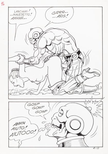 Magnus (Roberto Raviola) : Necron - Le donne ragno  - Asta The Art of Movie Posters - Associazione Nazionale - Case d'Asta italiane