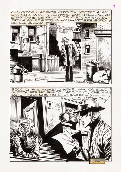 Magnus (Roberto Raviola) : Alan Ford - Quando il q cuore fa bi-bim ba-bam  - Asta The Art of Movie Posters - Associazione Nazionale - Case d'Asta italiane