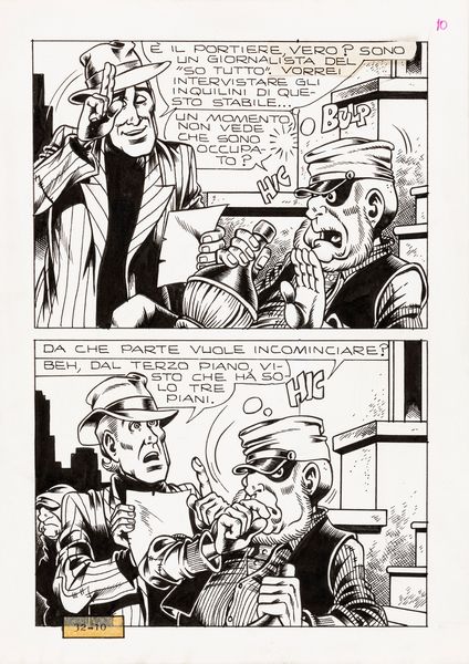 Magnus (Roberto Raviola) : Alan Ford - Quando il q cuore fa bi-bim ba-bam  - Asta The Art of Movie Posters - Associazione Nazionale - Case d'Asta italiane