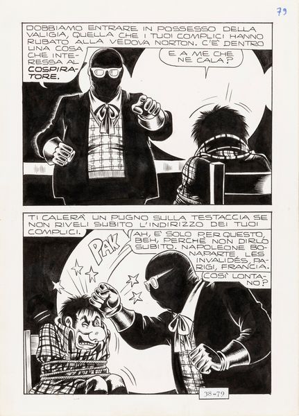 Magnus (Roberto Raviola) : Alan Ford - Le grandi vacanze  - Asta The Art of Movie Posters - Associazione Nazionale - Case d'Asta italiane