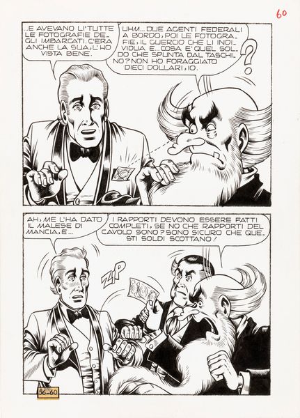 Magnus (Roberto Raviola) : Alan Ford - Vuoi venire in crociera con me?  - Asta The Art of Movie Posters - Associazione Nazionale - Case d'Asta italiane