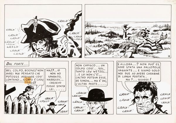 Pratt Studio : Wheeling  - Asta The Art of Movie Posters - Associazione Nazionale - Case d'Asta italiane