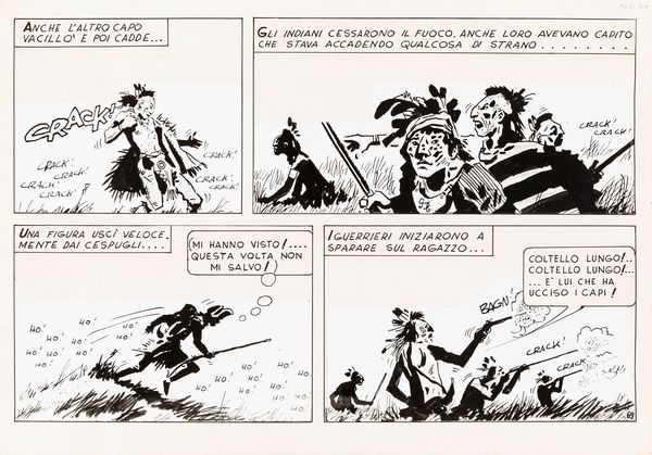 Pratt Studio : Wheeling  - Asta The Art of Movie Posters - Associazione Nazionale - Case d'Asta italiane