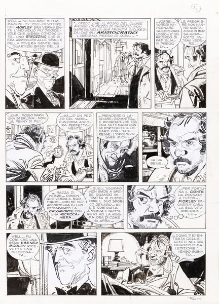 Ferdinando Tacconi : Gli Aristocratici - L'usuraio  - Asta The Art of Movie Posters - Associazione Nazionale - Case d'Asta italiane