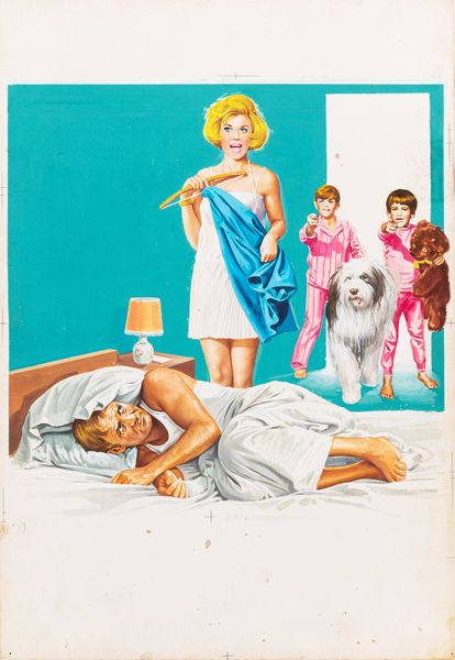 A.N.I. (autore non identificato) : C' un uomo nel letto di mamma (With Six You Get Eggroll)  - Asta The Art of Movie Posters - Associazione Nazionale - Case d'Asta italiane