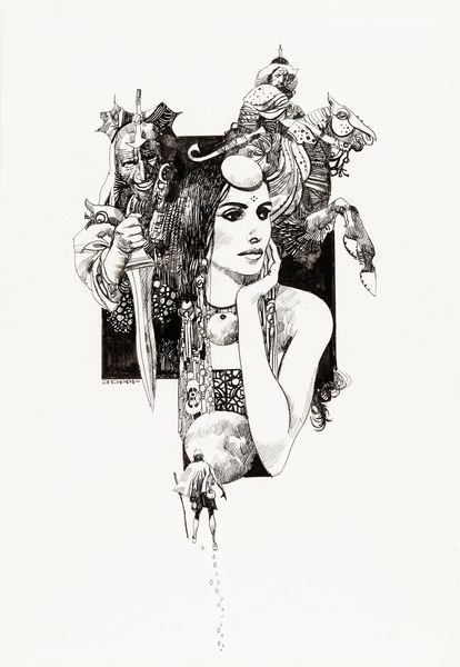 Sergio Toppi : Voci discordi - Kladek  - Asta The Art of Movie Posters - Associazione Nazionale - Case d'Asta italiane