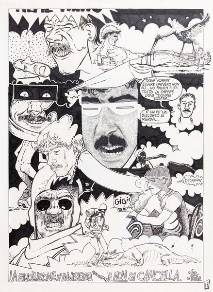 Andrea Pazienza : Le straordinarie avventure di Pentothal  - Asta The Art of Movie Posters - Associazione Nazionale - Case d'Asta italiane