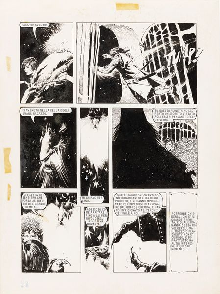 Enrique Breccia : Robin delle stelle - Merlino vuole sapere  - Asta The Art of Movie Posters - Associazione Nazionale - Case d'Asta italiane