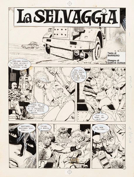 Garcia Duran : La Selvaggia  - Asta The Art of Movie Posters - Associazione Nazionale - Case d'Asta italiane