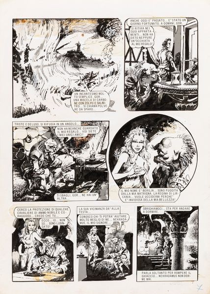 Horacio Lalia : Nekradamus - De venenos crueles y dagas malditas  - Asta The Art of Movie Posters - Associazione Nazionale - Case d'Asta italiane