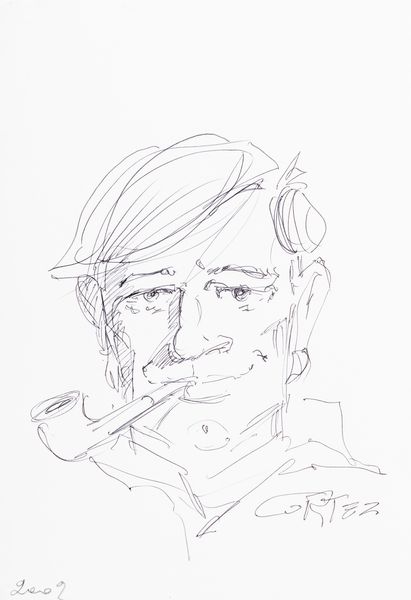 Luigi Corteggi : Autoritratto  - Asta The Art of Movie Posters - Associazione Nazionale - Case d'Asta italiane