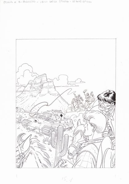 Giancarlo Alessandrini : Martin Myst�re: Zona X  - Asta The Art of Movie Posters - Associazione Nazionale - Case d'Asta italiane