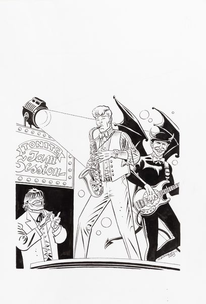 Giancarlo Alessandrini : Martin Myst�re - Gli uomini del blues  - Asta The Art of Movie Posters - Associazione Nazionale - Case d'Asta italiane