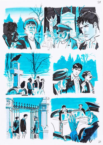 Bruno Brindisi : Dylan Dog - Il tango delle anime perse  - Asta The Art of Movie Posters - Associazione Nazionale - Case d'Asta italiane