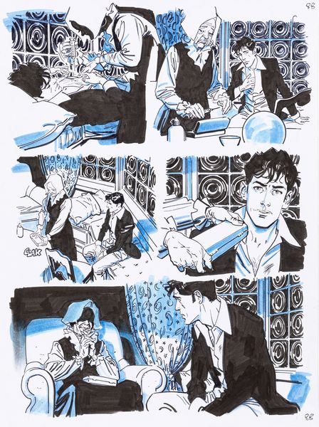 Bruno Brindisi : Dylan Dog - Il tango delle anime perse  - Asta The Art of Movie Posters - Associazione Nazionale - Case d'Asta italiane