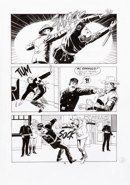 Fabio Civitelli : Tex - Delitto nel porto  - Asta The Art of Movie Posters - Associazione Nazionale - Case d'Asta italiane