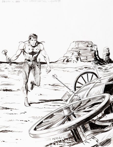 Gallieno Ferri : Zagor - Gli sterminatori  - Asta The Art of Movie Posters - Associazione Nazionale - Case d'Asta italiane