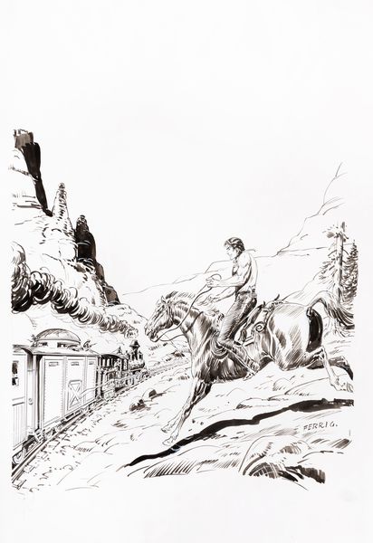 Gallieno Ferri : Zagor - Il vagone blindato  - Asta The Art of Movie Posters - Associazione Nazionale - Case d'Asta italiane