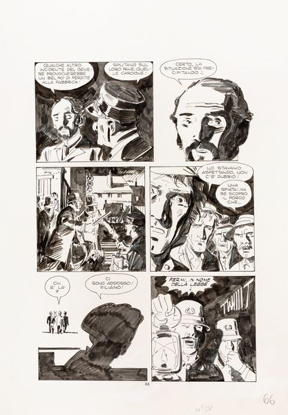 Ivo Milazzo : Ken Parker - Sciopero  - Asta The Art of Movie Posters - Associazione Nazionale - Case d'Asta italiane