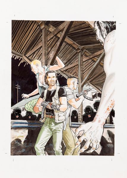 Enea Riboldi : Dampyr - Nel deserto di Atacama  - Asta The Art of Movie Posters - Associazione Nazionale - Case d'Asta italiane