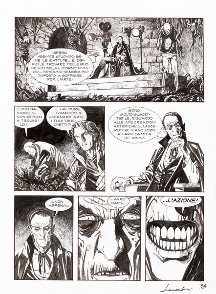 Luca Rossi : Dampyr - Lo schermo demoniaco  - Asta The Art of Movie Posters - Associazione Nazionale - Case d'Asta italiane