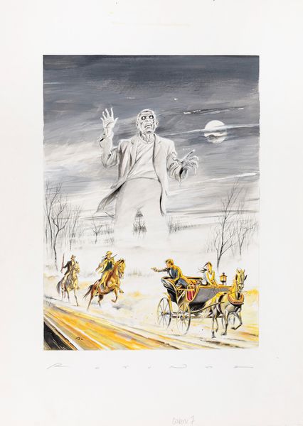 Massimo Rotundo : Volto Nascosto - Il fantasma  - Asta The Art of Movie Posters - Associazione Nazionale - Case d'Asta italiane