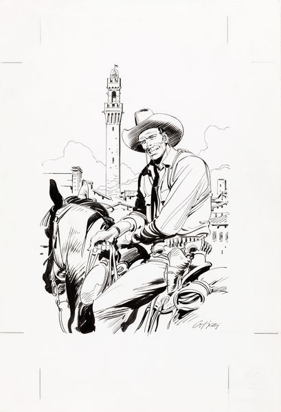 Giovanni Ticci : Tex a Siena  - Asta The Art of Movie Posters - Associazione Nazionale - Case d'Asta italiane