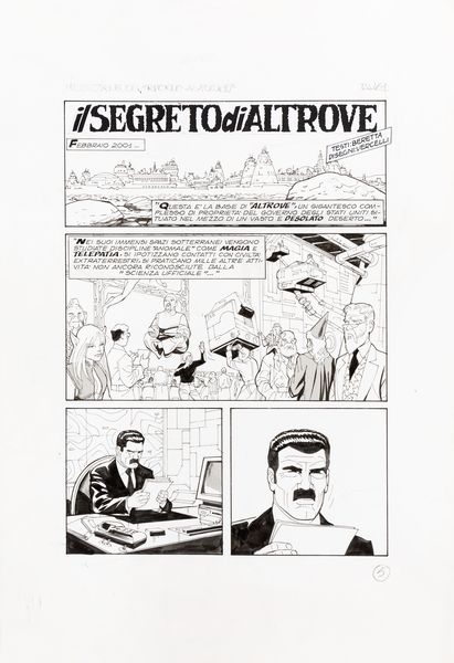 Gino Vercelli : Martin Myst�re & Nathan Never - Il segreto di Altrove  - Asta The Art of Movie Posters - Associazione Nazionale - Case d'Asta italiane