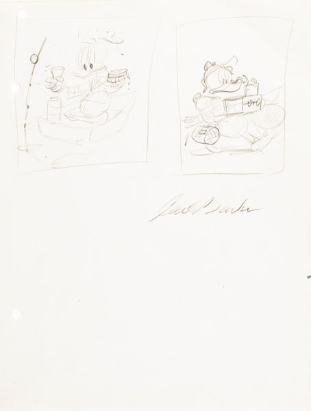 Carl Barks : Donald Duck camping  - Asta The Art of Movie Posters - Associazione Nazionale - Case d'Asta italiane