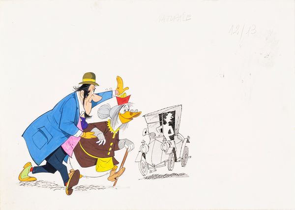 Giovan Battista Carpi : Genoveffa (Zia Paperotta)  - Asta The Art of Movie Posters - Associazione Nazionale - Case d'Asta italiane