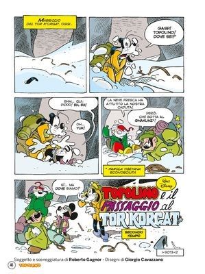 Giorgio Cavazzano : Topolino e il passaggio al Tor Korgat  - Asta The Art of Movie Posters - Associazione Nazionale - Case d'Asta italiane
