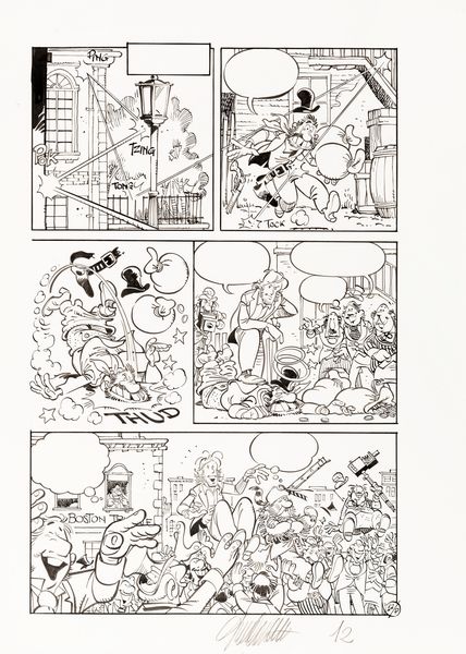 Giorgio Cavazzano : Silas Finn  - Asta The Art of Movie Posters - Associazione Nazionale - Case d'Asta italiane