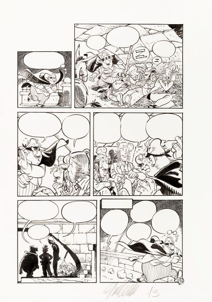 Giorgio Cavazzano : Silas Finn  - Asta The Art of Movie Posters - Associazione Nazionale - Case d'Asta italiane