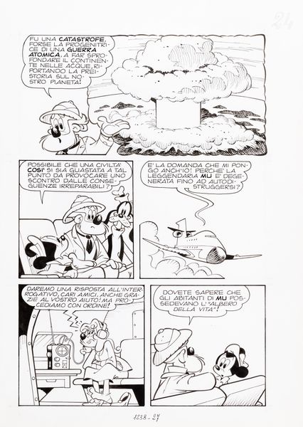 Massimo De Vita : Topolino e l'enigma di Mu  - Asta The Art of Movie Posters - Associazione Nazionale - Case d'Asta italiane