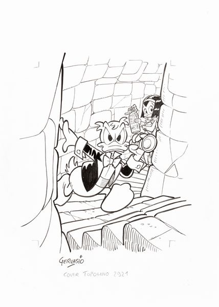 Marco Gervasio : Topolino 2921  - Asta The Art of Movie Posters - Associazione Nazionale - Case d'Asta italiane