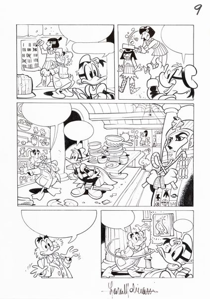 Laura Molinari : Paperinik e le ricette di Tuthansacher  - Asta The Art of Movie Posters - Associazione Nazionale - Case d'Asta italiane